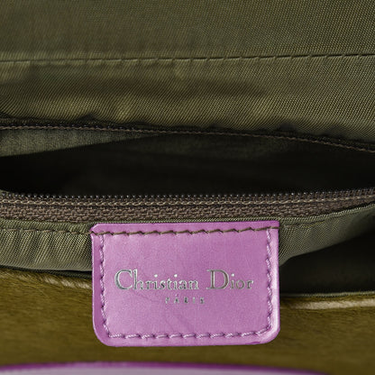 Christian Dior Python Pony Hair Malice Flap Green 6 of 12