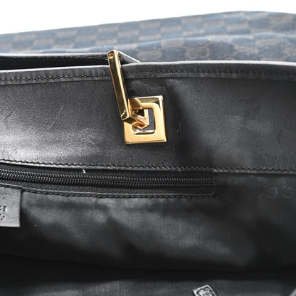 Gucci Monogram Large Bucket Tote Black 10 of 14