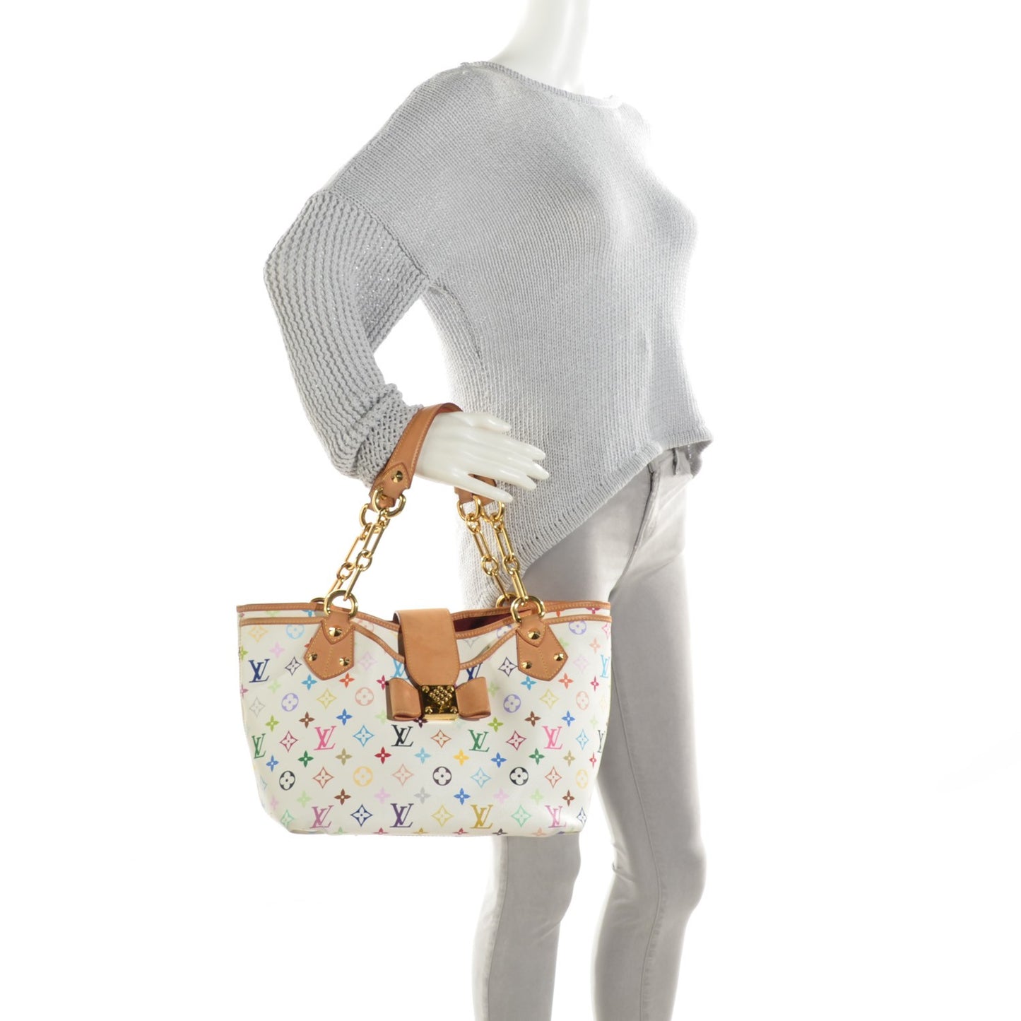 Monogram Multicolor Annie GM White