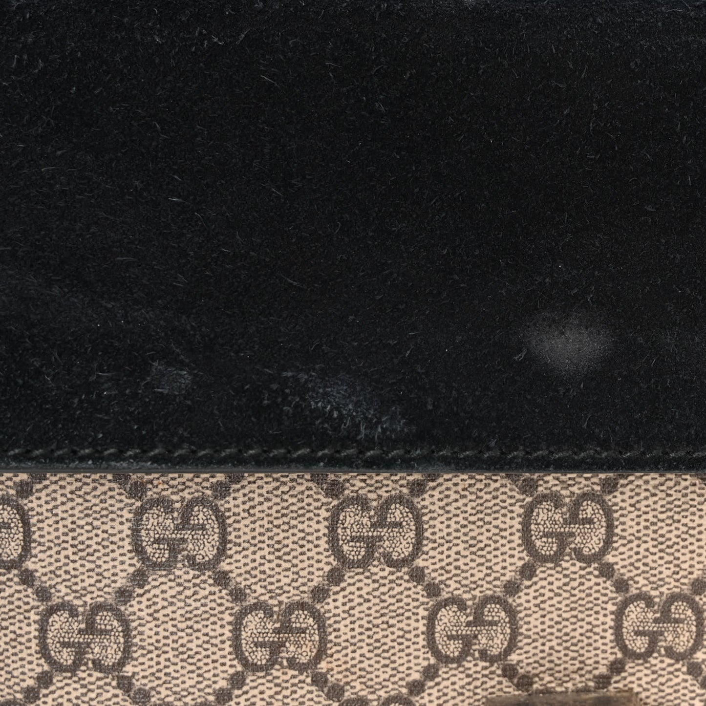 GG Supreme Monogram Mini Dionysus Shoulder Bag Black