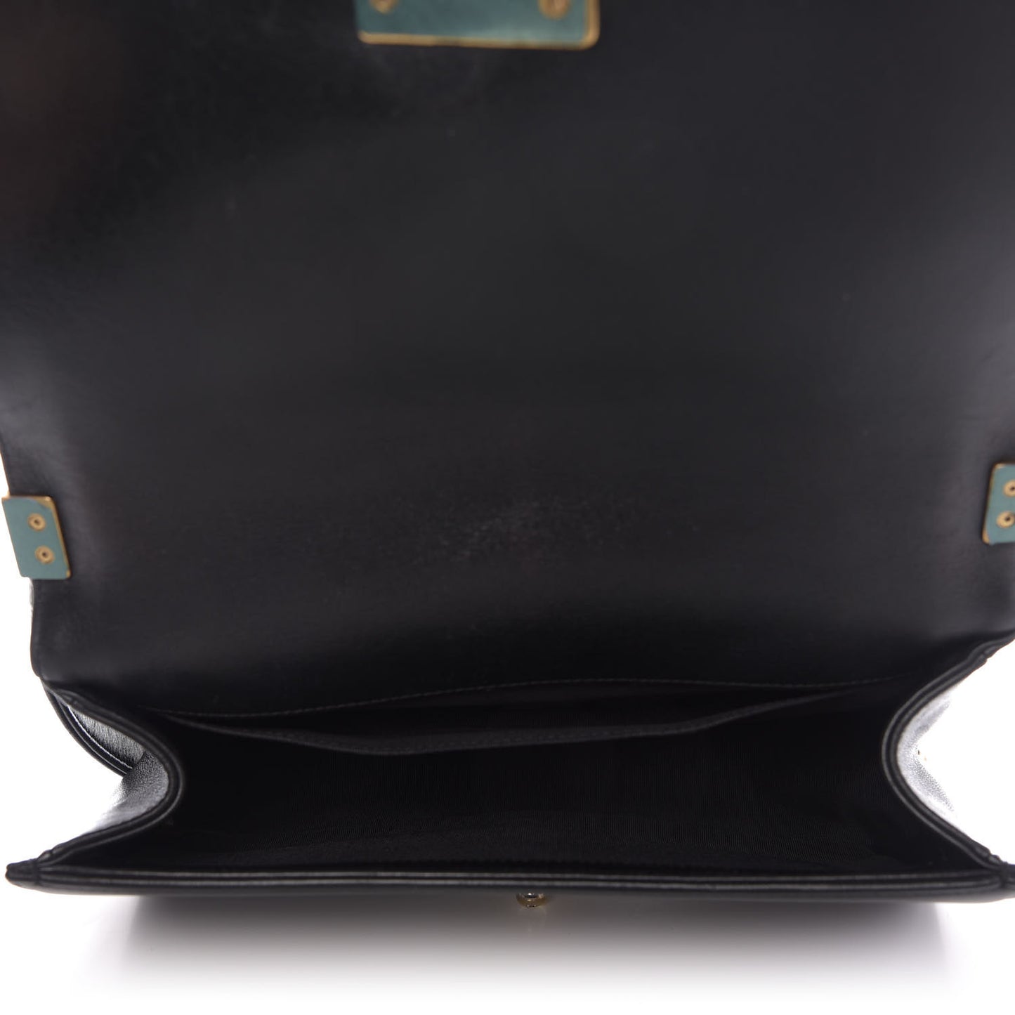 Calfskin Quilted Medium Boy Flap Black