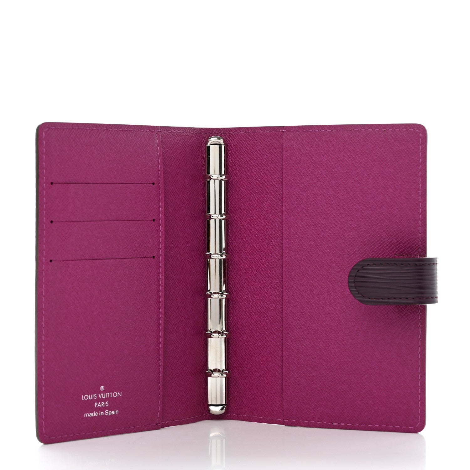 Louis Vuitton Epi Small Ring Agenda Cover Cassis 5 of 8