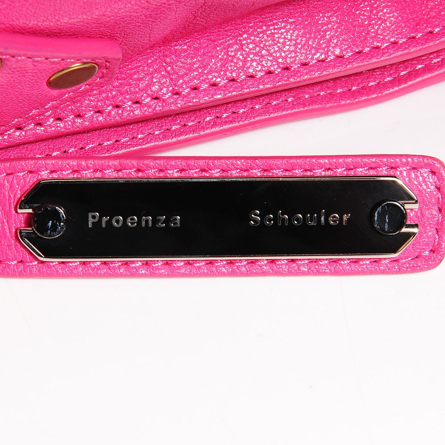 Lambskin PS1 Mini Pouch Messenger Bag Raspberry