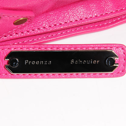 Proenza Schouler Lambskin PS1 Mini Pouch Messenger Bag Raspberry 12 of 12