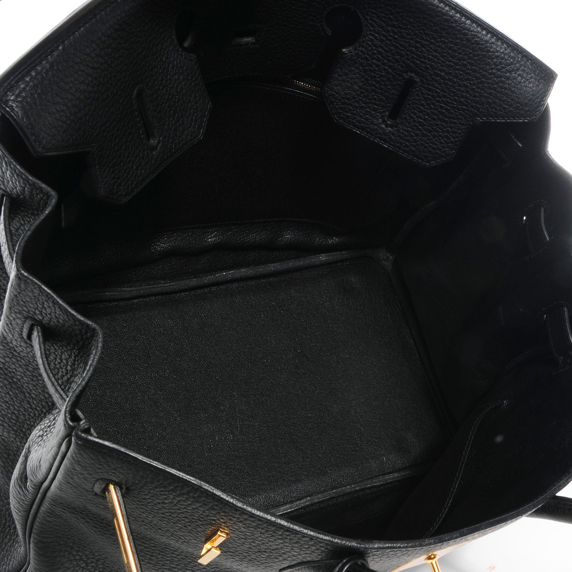 Hermes Taurillon Clemence Birkin 35 Black 5 of 10