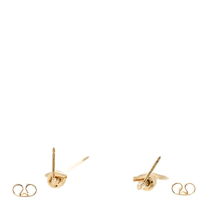 Tiffany 18K Yellow Gold Diamond Tiffany Knot Drop Earrings 3 of 5