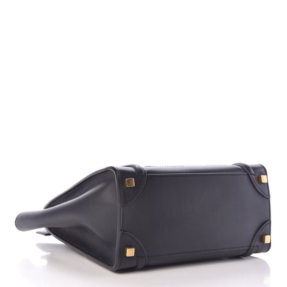 Celine Smooth Calfskin Micro Luggage Navy Blue 4 of 9