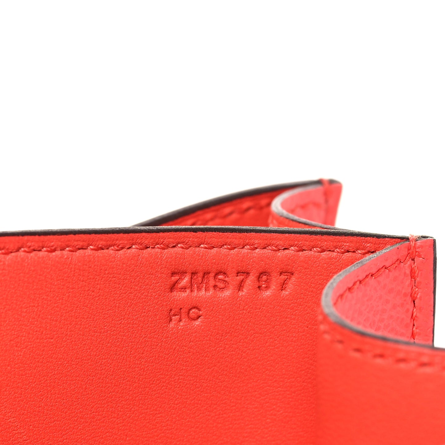 Epsom Enamel Constance 24 Rose Texas Rouge De Coeur