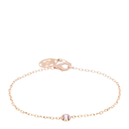 Cartier 18K Pink Gold Pink Sapphire D'Amour Bracelet 1 of 3