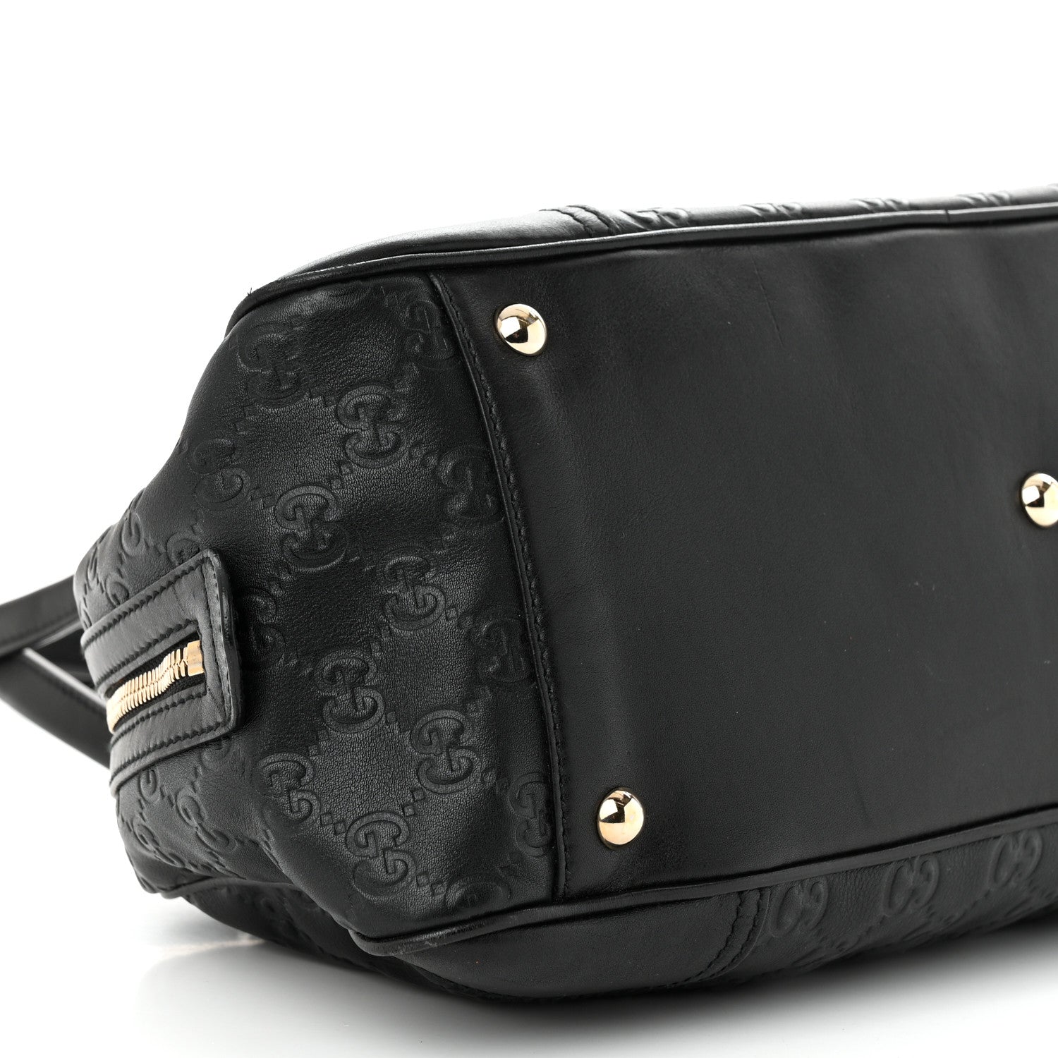 Gucci Guccissima Small Princy Satchel Black 9 of 10