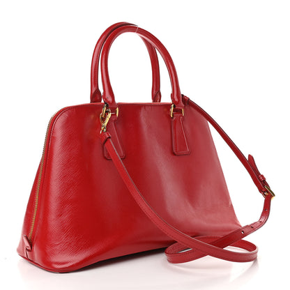 Prada Saffiano Vernice Medium Promenade Tote 2 of 12