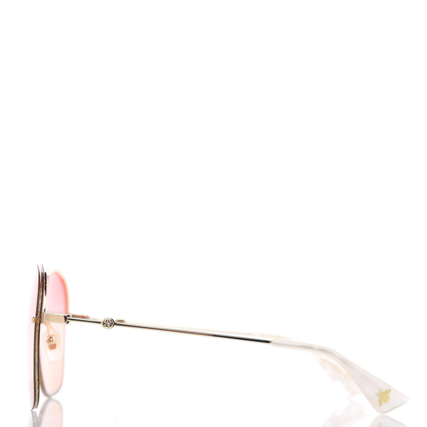 Square Frame Sunglasses GG0228S Pink