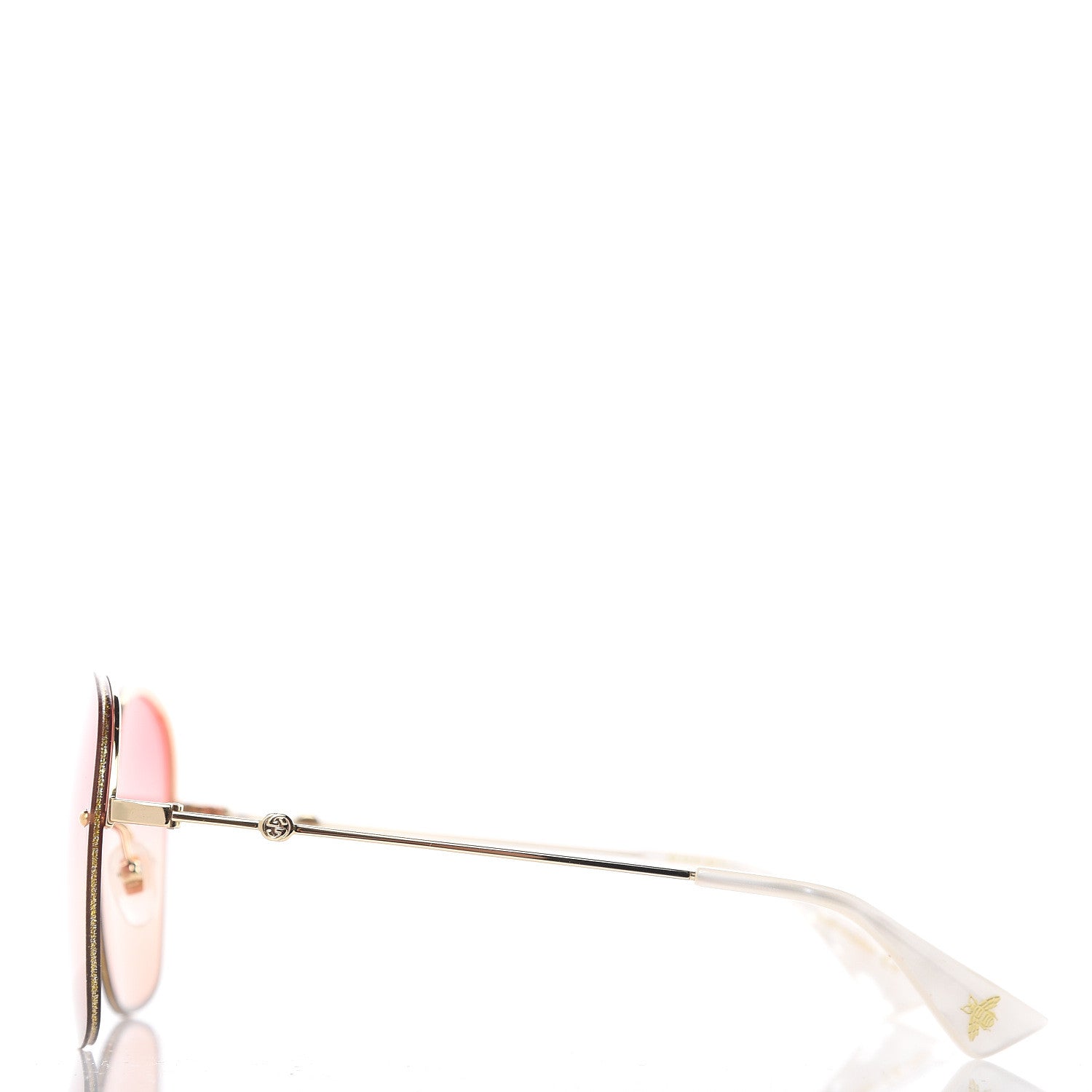 Gucci Square Frame Sunglasses GG0228S Pink 2 of 8