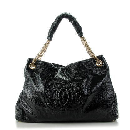 Chanel Vinyl Rodeo Tote Black 1 of 13