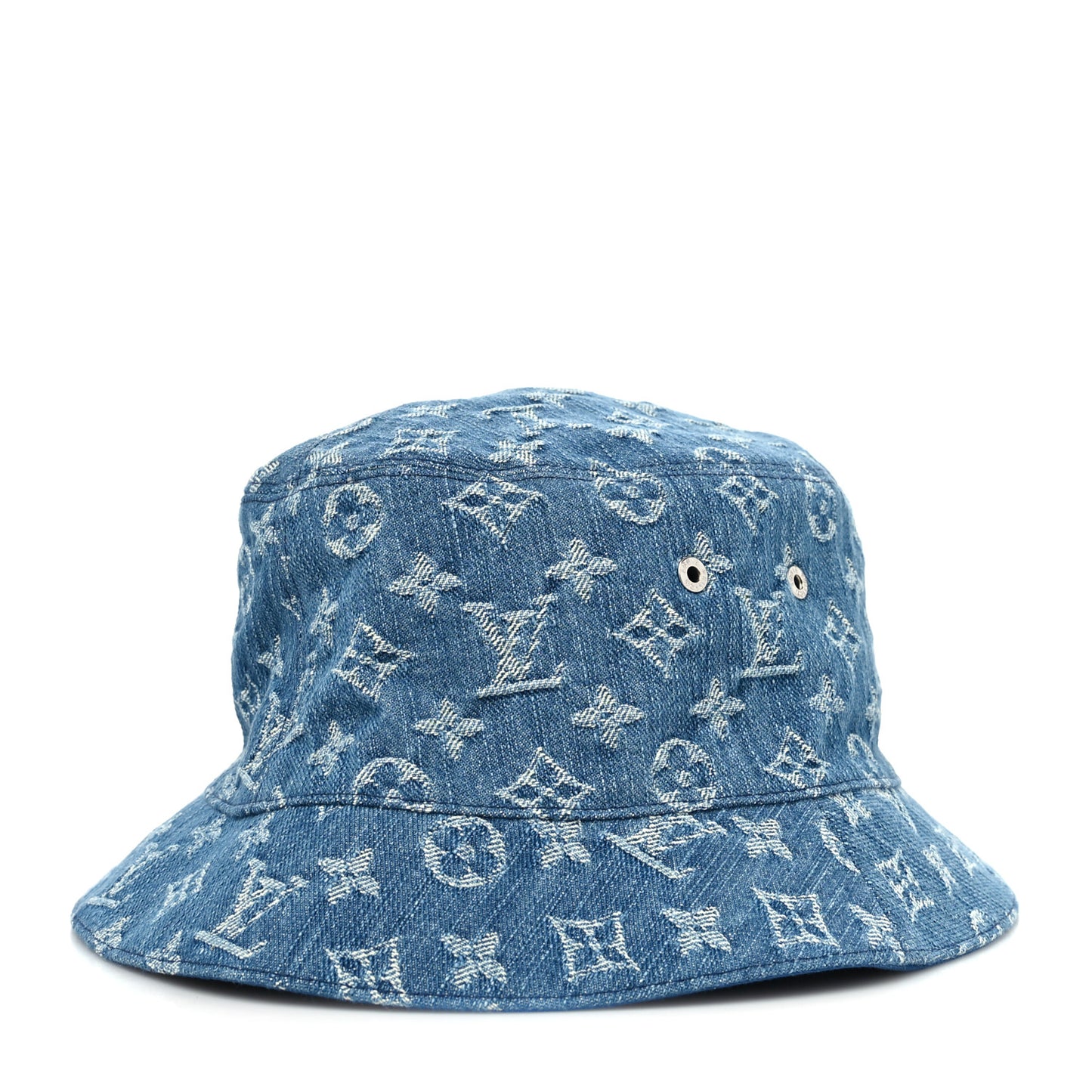 Monogram Denim Transformable Bob Bucket Hat 62 Blue