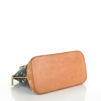 Louis Vuitton Monogram Multicolor Alma Black 4 of 7