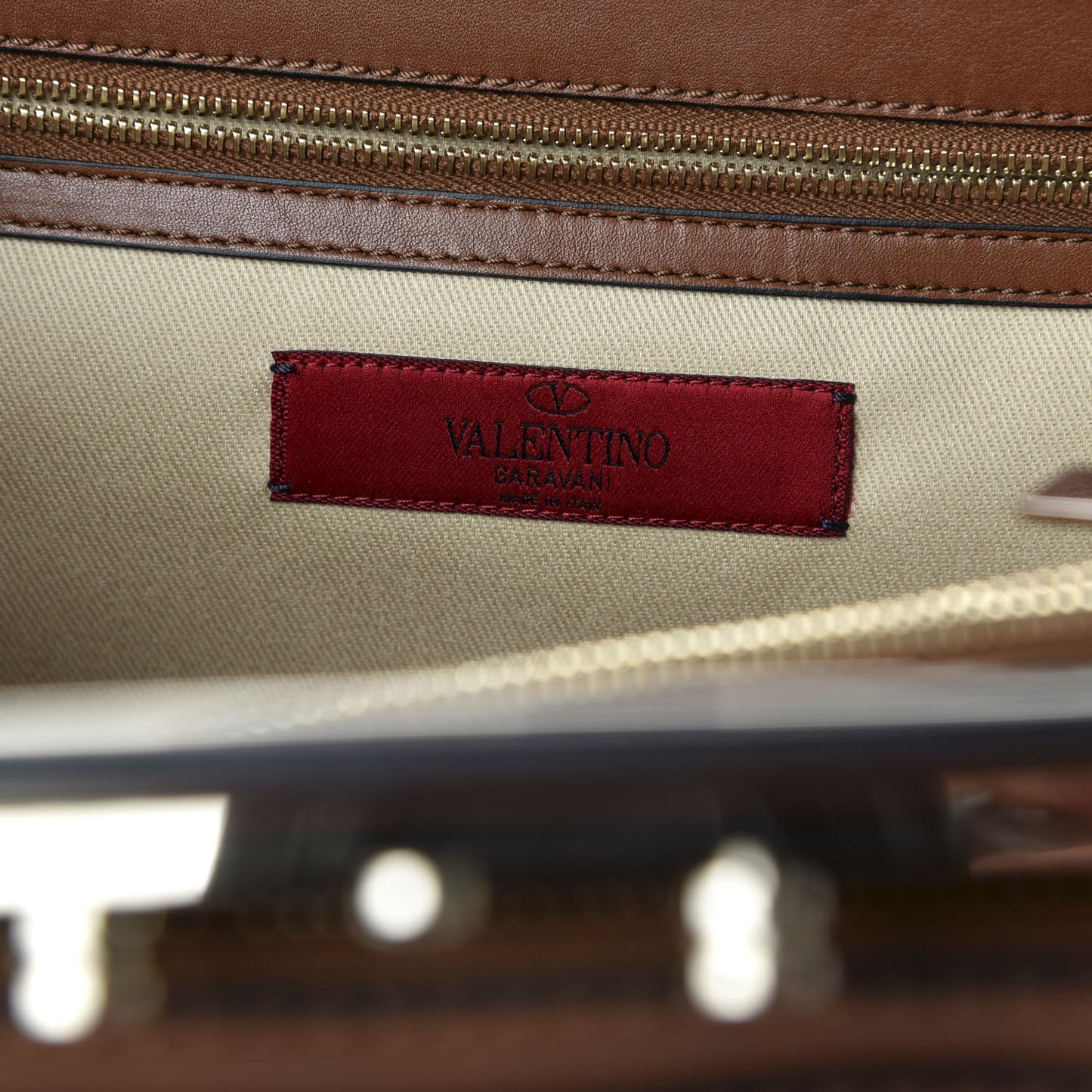 Vitello Demetra Satchel Brun