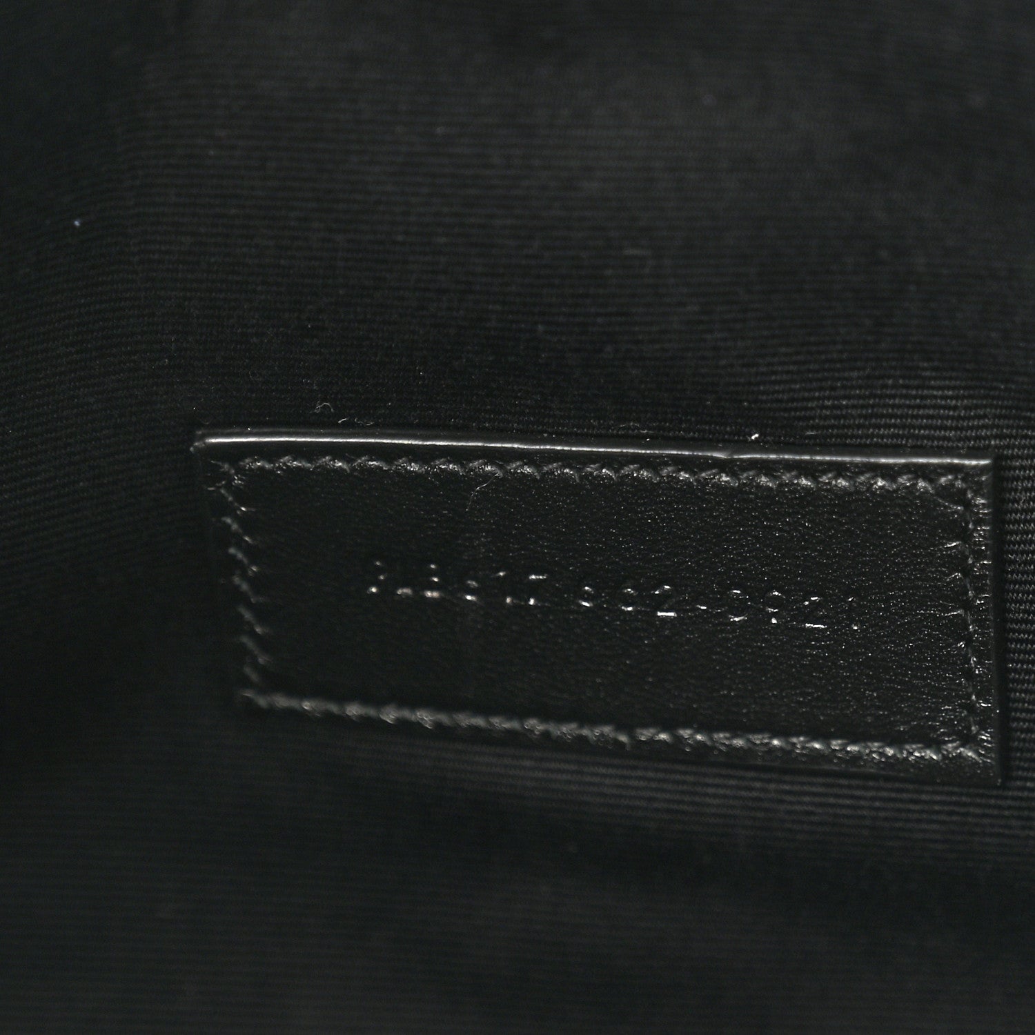 Saint Laurent Grain De Poudre Matelasse Chevron Monogram Envelope Clutch Black 7 of 8