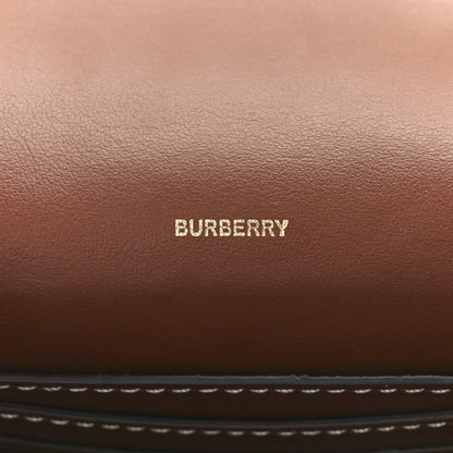 Burberry Cotton Canvas Horseferry Print Small Crossbody Bag Grey Tan 6 of 10