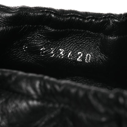 Chanel Lambskin Quilted Elastic CC Loafers 37.5 Black 9 of 13