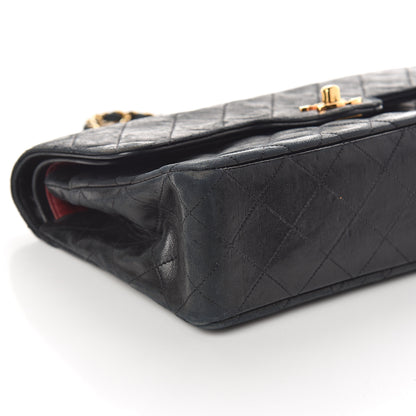 Chanel Lambskin Quilted Small Double Flap Black 9 of 10