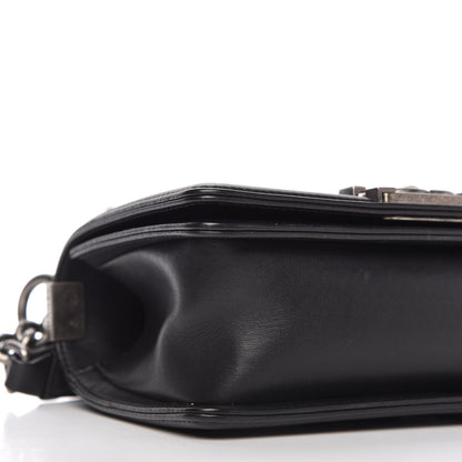 Chanel Calfskin Chevron Quilted Small Boy Flap Black 6 of 9
