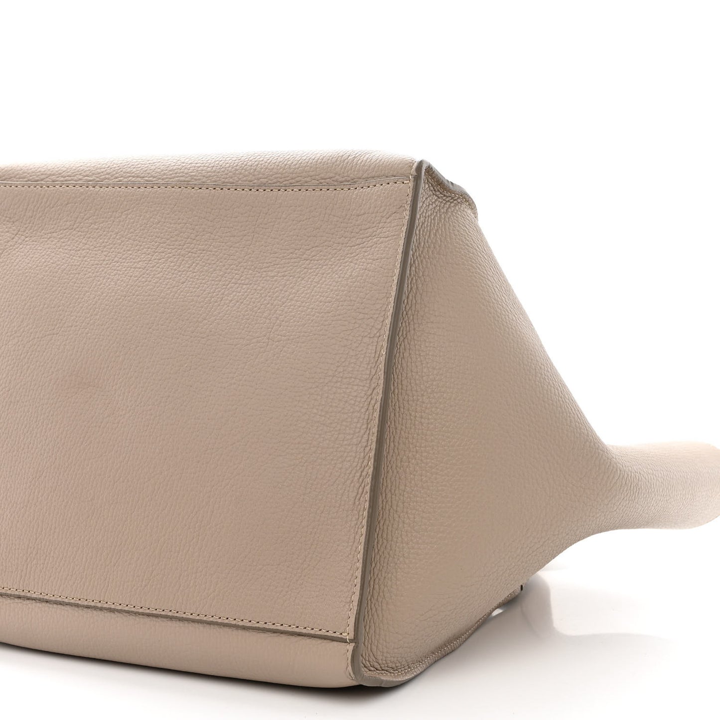 Supple Grained Calfskin Small Big Bag Light Taupe
