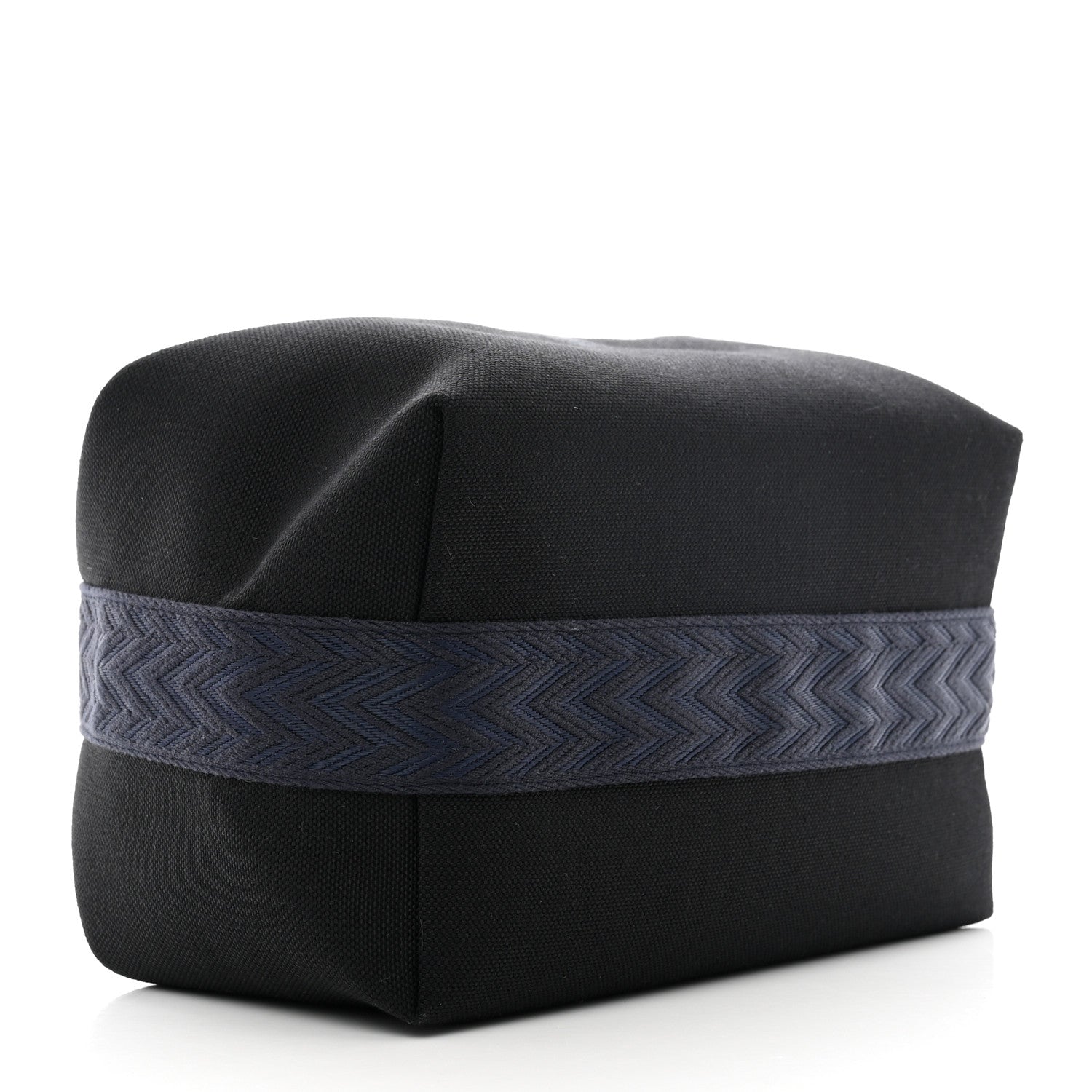 Hermes Canvas Large Bride-A-Brac Pouch Bleu Nuit 4 of 6