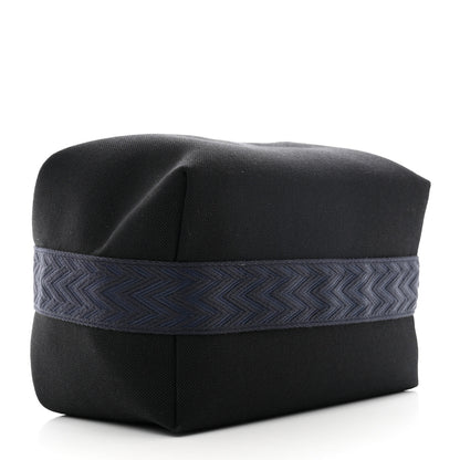 Hermes Canvas Large Bride-A-Brac Pouch Bleu Nuit 4 of 6