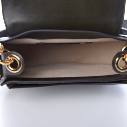 Chloe Calfskin Suede Large Tess Bag Deep Forest 5 of 10