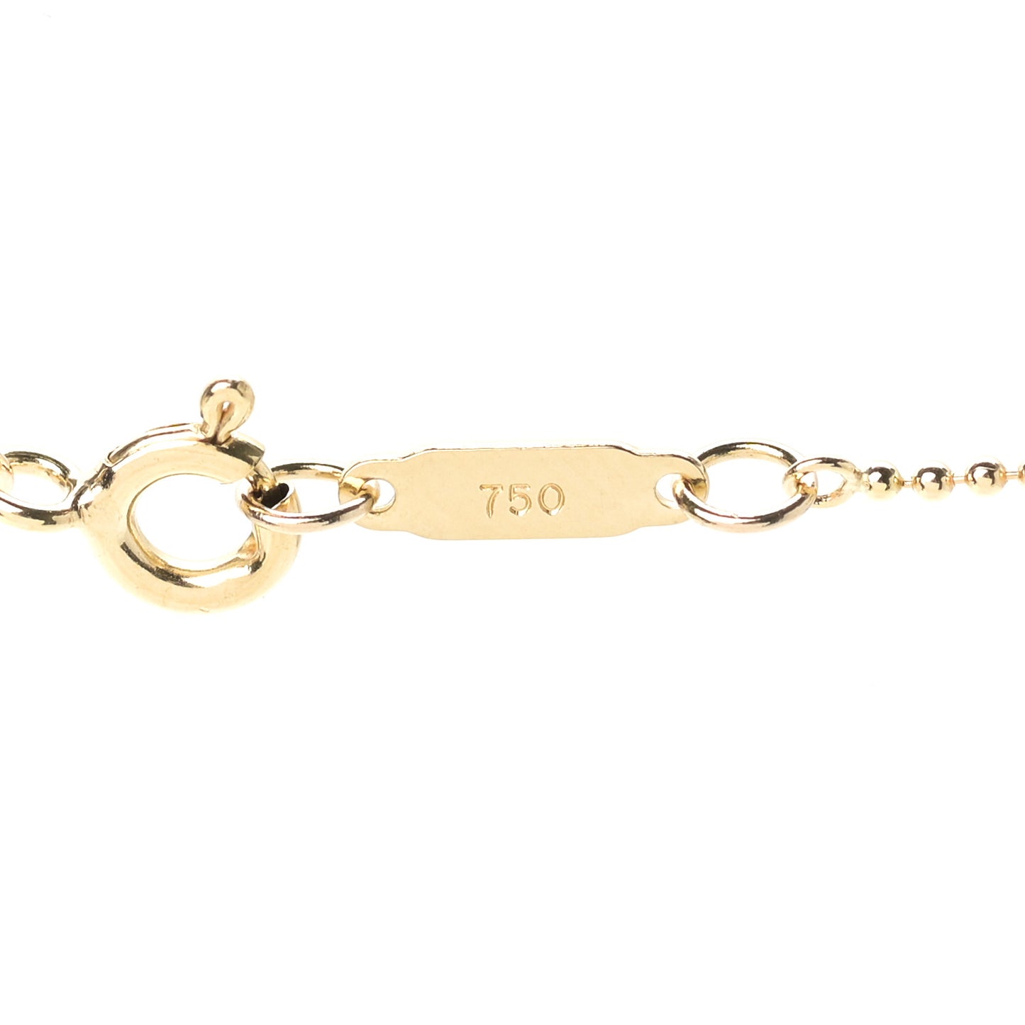 18K Yellow Gold Mini Heart Key Pendant Necklace