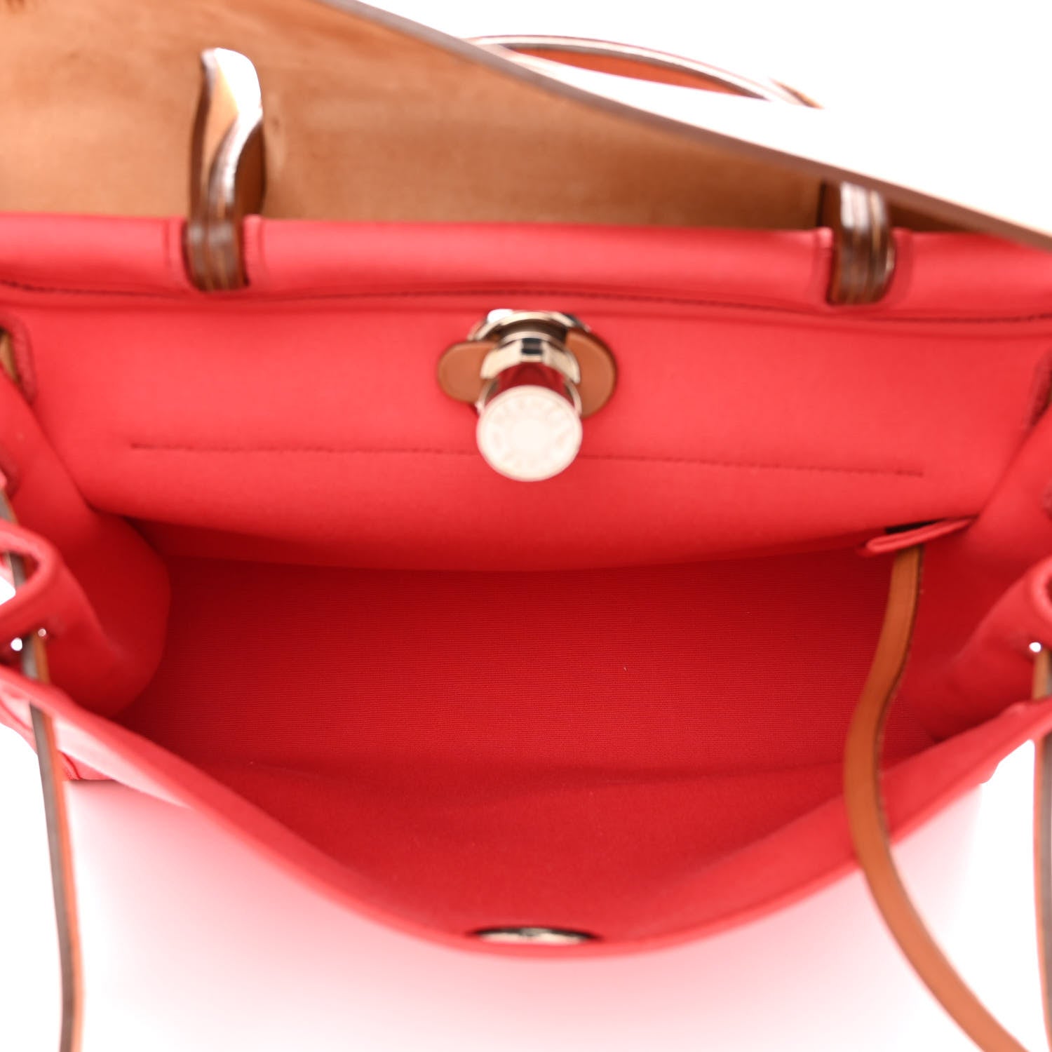 Hermes Vache Hunter Toile Herbag Zip 31 PM Rose Jaipur 6 of 14