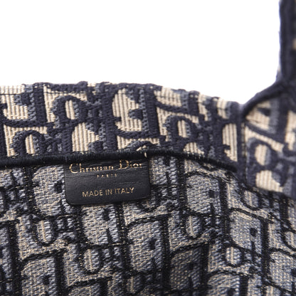 Christian Dior Oblique Book Tote Blue Multicolor 6 of 11