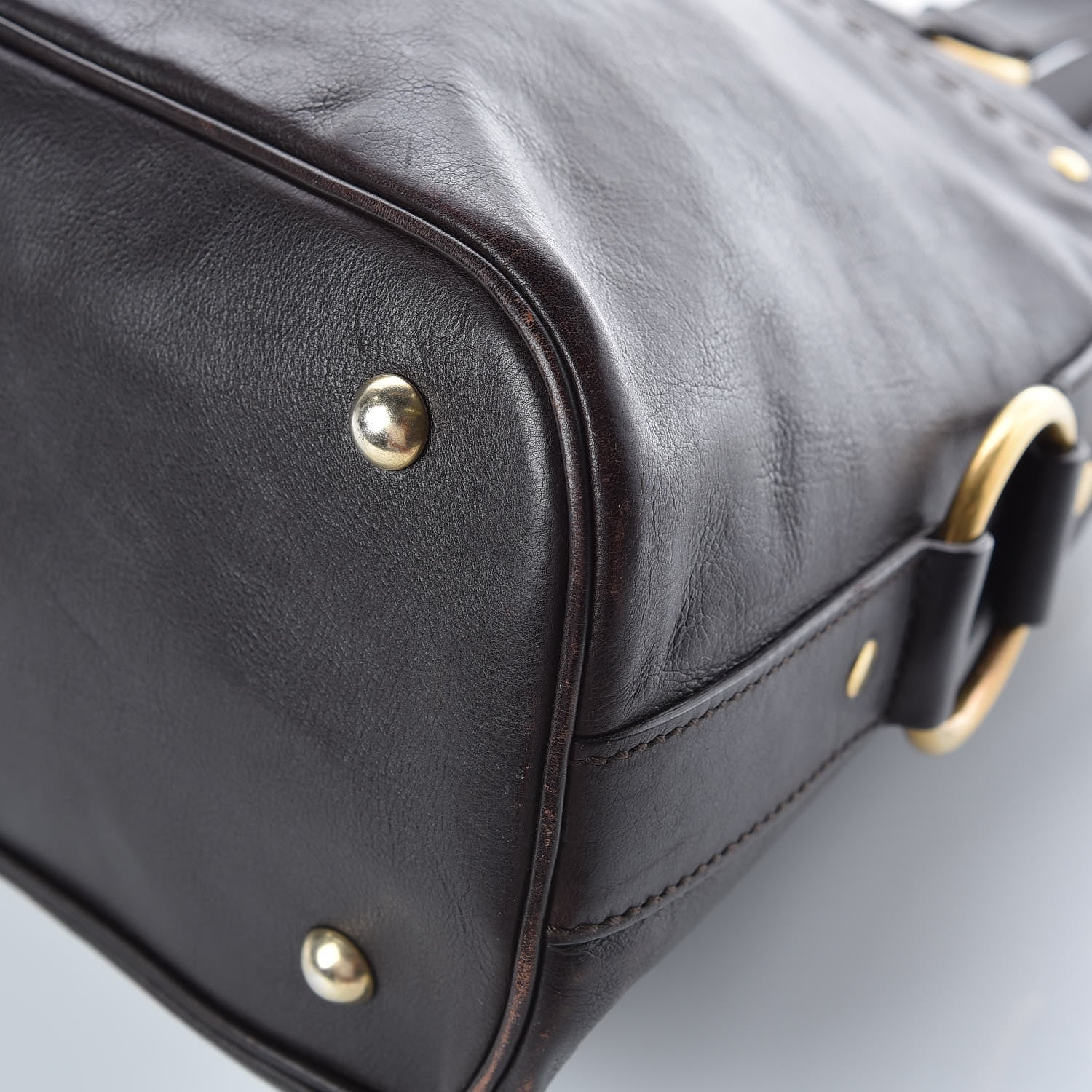 Saint Laurent Calfskin Large Muse Dark Brown 12 of 19