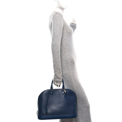 Louis Vuitton Epi Alma GM Indigo 3 of 10