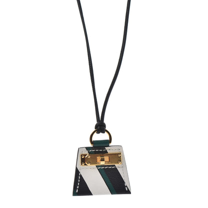 Hermes Swift Printed Small 1 2 3 and Away We Go Monpetitkelly Pendant Necklace Multicolor 1 of 5