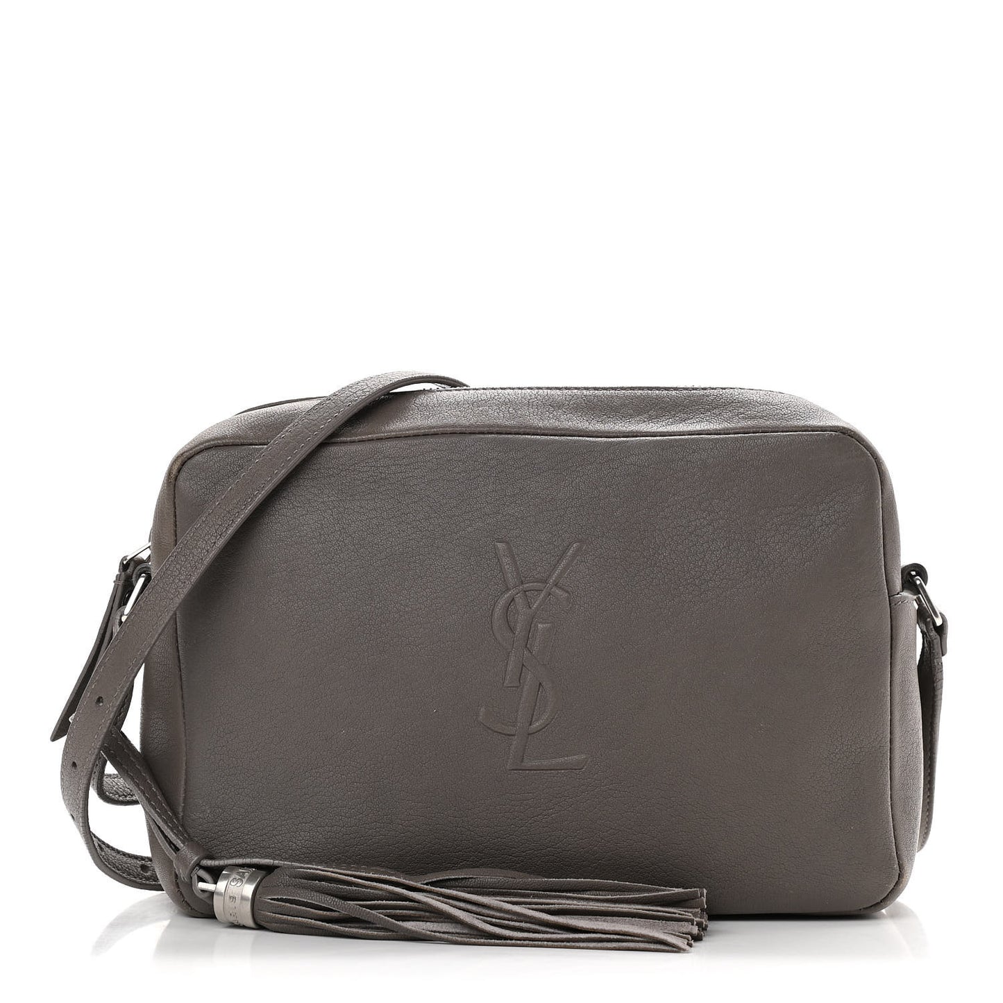 Lambskin Monogram Small Lou Camera Bag Asphalt