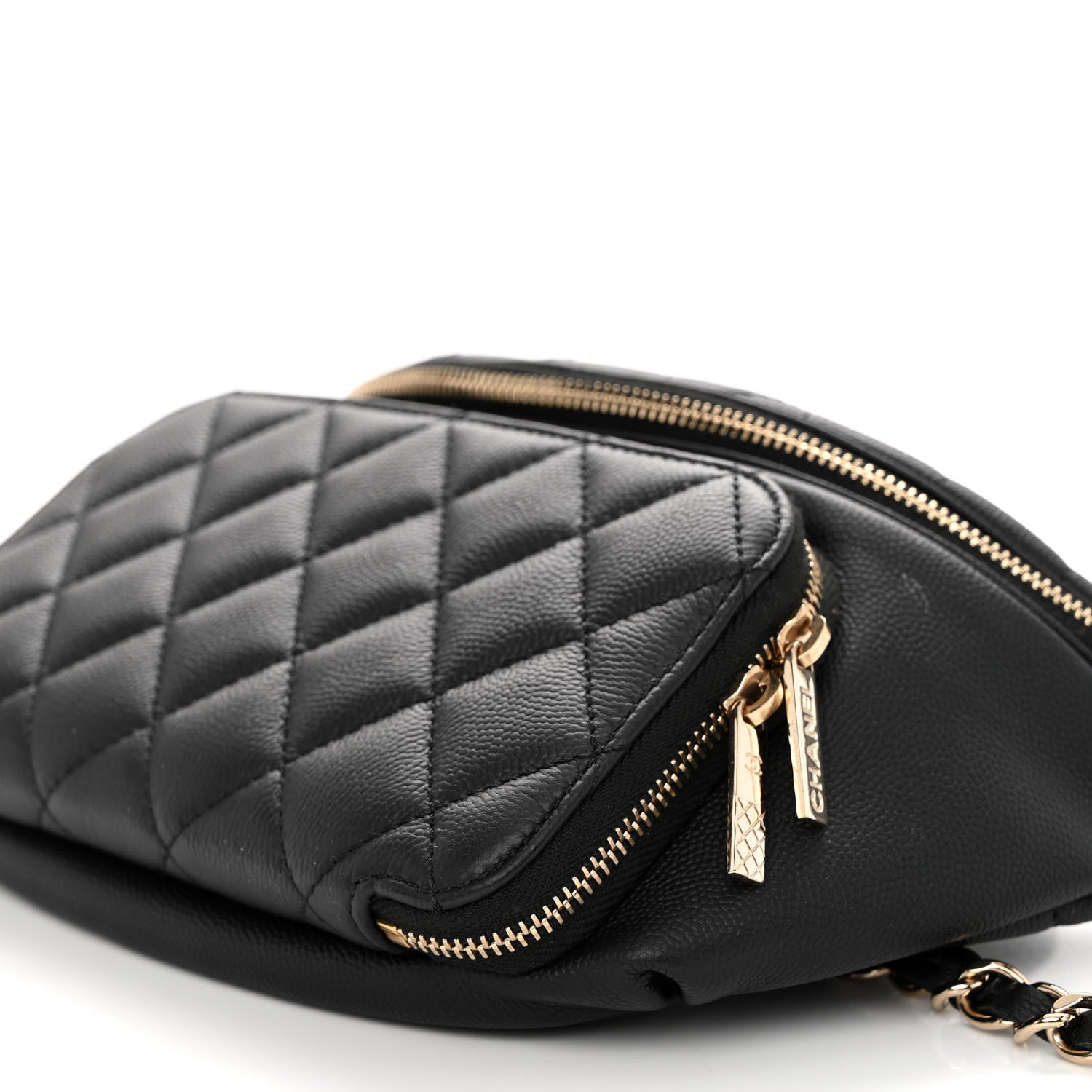 Chanel Caviar Quilted Business Affinity Waist Belt Bag Black 10 of 11