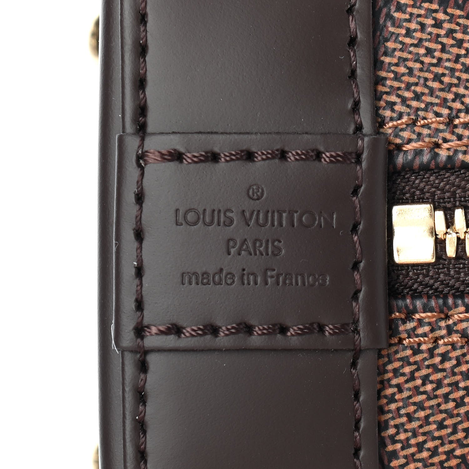Louis Vuitton Damier Ebene Alma BB 6 of 8