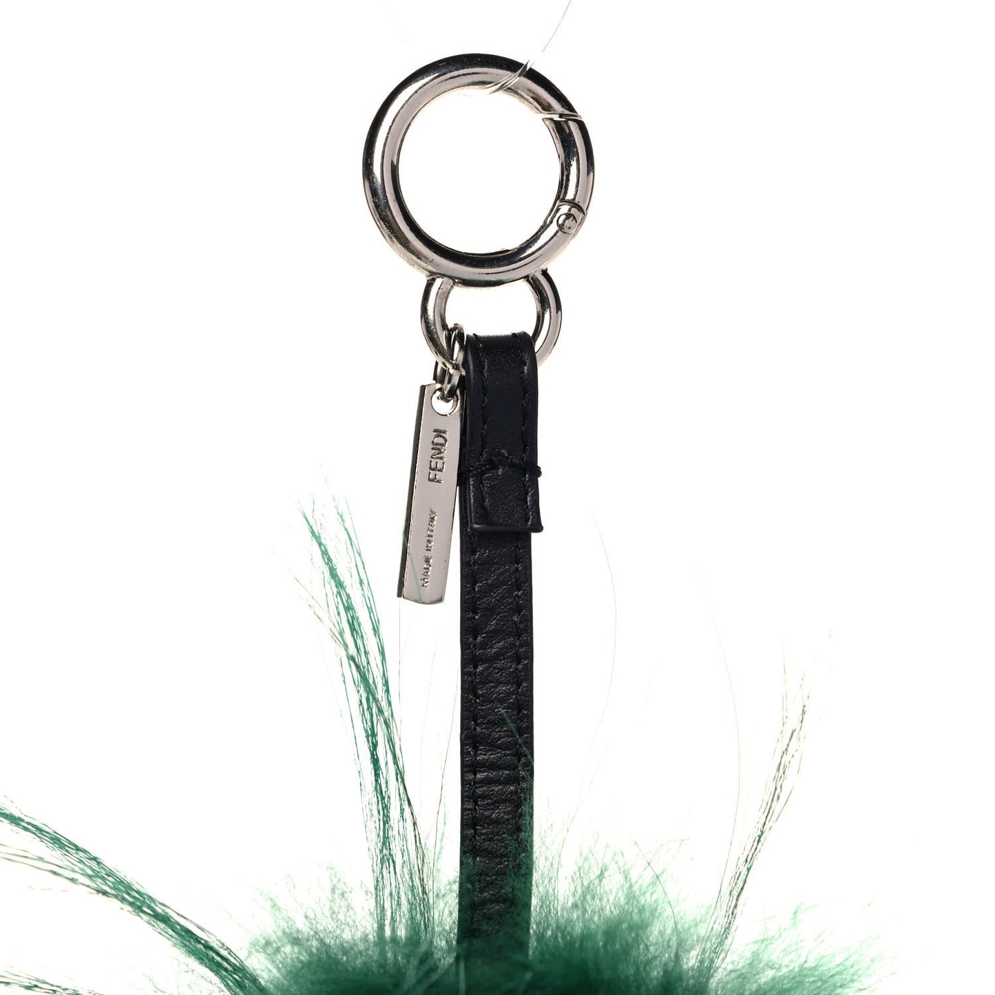 Fox Rabbit Goat Mink Fur Vitello Flamingo Minty Monster Bag Bug Charm Green Apple Multicolor