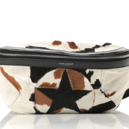 Saint Laurent Calfskin Calf Hair Pony Belt Bag Multicolor 8 of 12