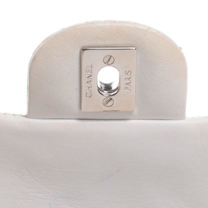 Chanel Lambskin Perforated Mini Flap Bag White 5 of 8