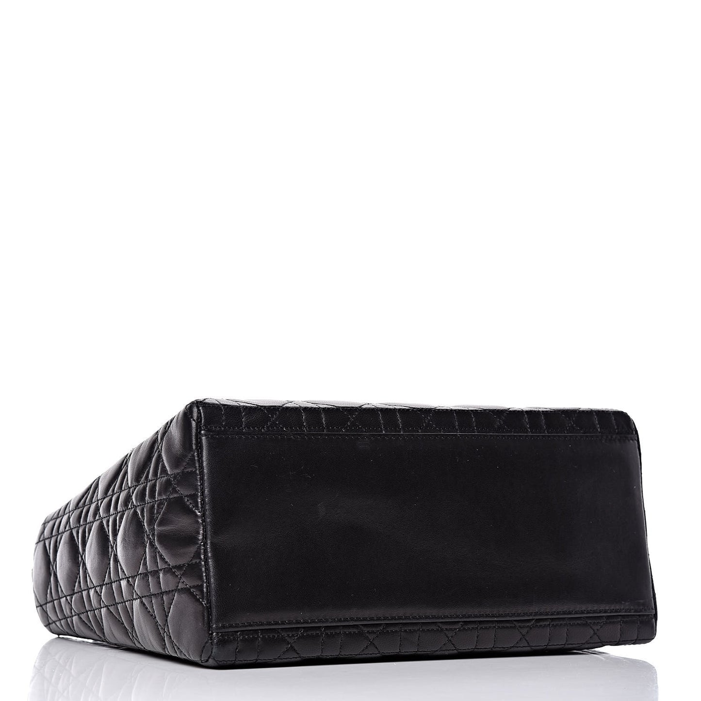 Lambskin Cannage Medium Lady Dior Black