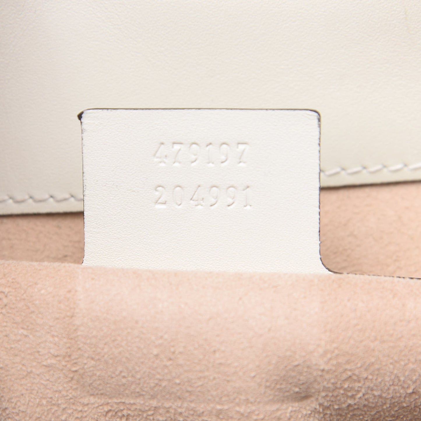 GG Supreme Monogram Medium Padlock Tote White