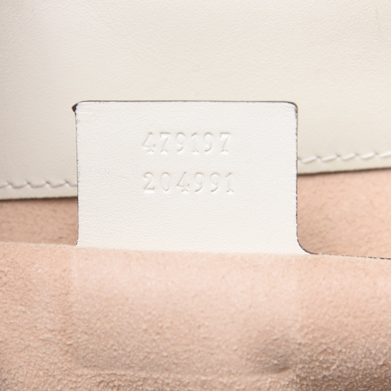 Gucci GG Supreme Monogram Medium Padlock Tote White 6 of 12