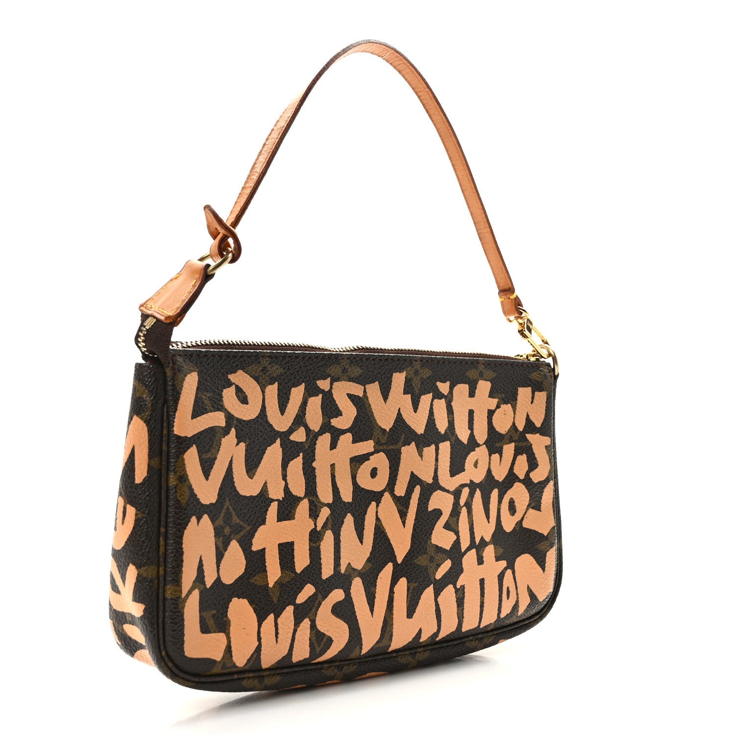 Louis Vuitton Monogram Graffiti Pochette Accessories Peach 3 of 9