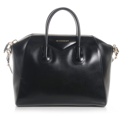 Givenchy Shiny Lord Calfskin Medium Antigona Black 1 of 7