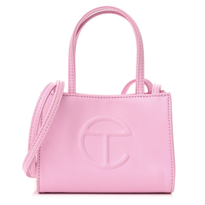 Telfar Vegan Leather Small Shopping Bag Bubblegum 1 of 13