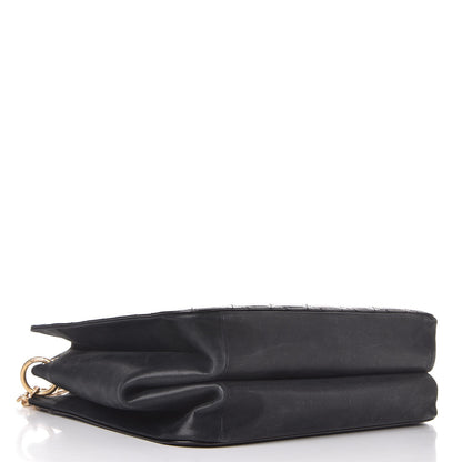 Chanel Glazed Iridescent Calfskin Quilted Tote Black 5 of 10