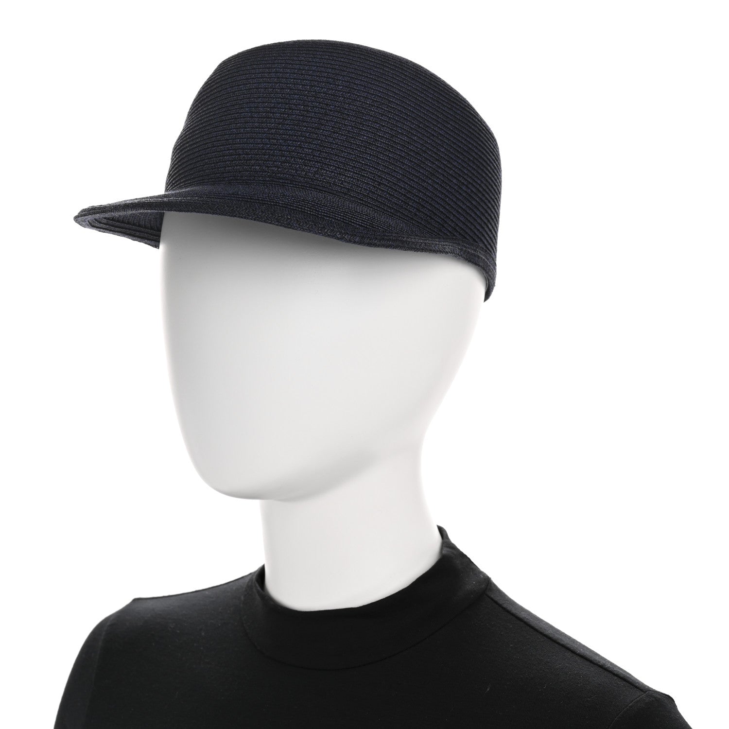 Hermes Paper Emma Cap 58 Marine Ecru 2 of 8